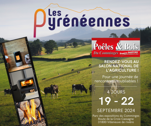 Salon de l'agriculture Les Pyrénéennes 2024 Poele et Bois du Comminges Damien Despouy