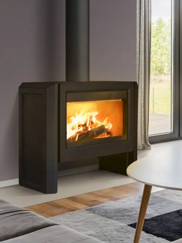 poêle à bois leon design