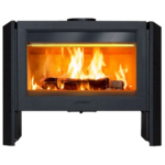 lacunza leon poele bois fonte 12kw flammes