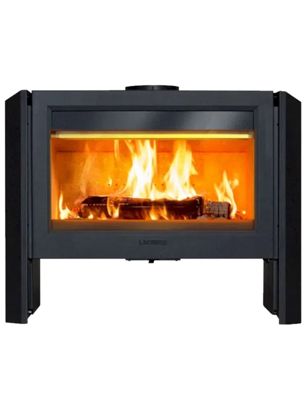 lacunza leon poele bois fonte 12kw flammes